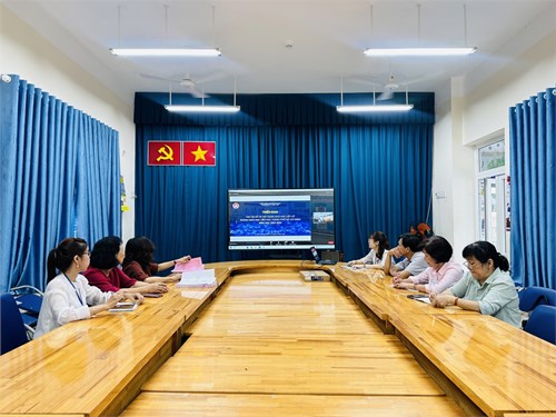 Tập huấn trực tuyến triển khai  Học bạ số và xây dựng, khai thác Kho học liệu số  vào thứ Ba 16/4/2024